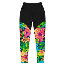 Load image into Gallery viewer, Floral Color Blast Sports Leggings
