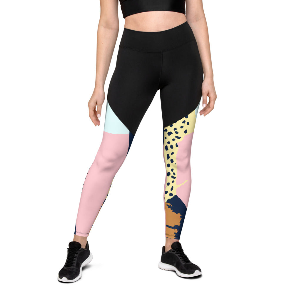 Paint Swatch Sports Leggings