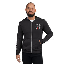 Load image into Gallery viewer, Squared Logo Unisex zip hoodie - Lightweight
