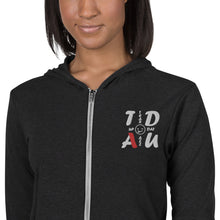 Load image into Gallery viewer, Squared Logo Unisex zip hoodie - Lightweight
