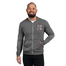 Load image into Gallery viewer, Squared Logo Unisex zip hoodie - Lightweight
