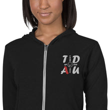 Load image into Gallery viewer, Squared Logo Unisex zip hoodie - Lightweight
