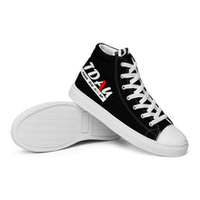 Load image into Gallery viewer, Women’s Black High Top Sneakers
